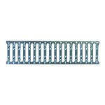Mea - grille passerelle 1 m�tre en inox, classe de charge a 15 pour passage pi�ton. grille compatible ...