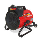 Mecafer - chauffage de chantier soufflant electrique 3000 w mh3000 Mecafer - chauffage de chantier soufflant electrique 3000 w mh3000