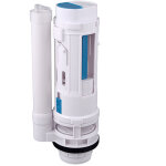 ? m�canisme de chasse d'eau double 185mm ? valve de remplissage � bouton - poussoir ? pour trou de drainage ...