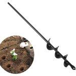 Mche jardin tarire 4x45cm, outil de plantation pratique pour planter des semis de bulbes de literie, ...