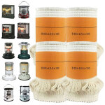 M�ches de rechange 4 pi�ces for po�le � combustible d'int�rieur, m�che de po�le en fibre de verre 85 ...