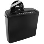 Media - tech mt215 d�chiqueteuse documents noire bureau