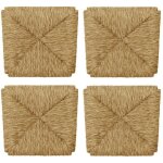 Mediawave store - 4 pc sige de remplacement 996 fond en paille pour chaise arte povera 33x38 cm