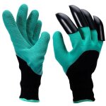 Mediawave store - 708004 gants de jardinage avec griffes en plastique abs pour creuser