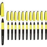 Mediawave store - pack 12pcs stylo effaable 2. 0 pelikan roller ergonomique rechargeable couleur: noir ...