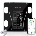 P�se - personne num�rique intelligent 701333 mesure de la graisse avec application couleur: blanc