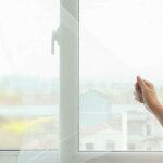 Mediawave store - rideau moustiquaire universel welchome polyester 150x180 cm, fermeture