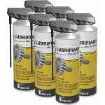 6 lubrifiants ptfe en arosol 500ml - propre et sec - anti friction - professionnel - mduze