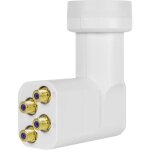 Megasat hd - profi tête lnb quattro capacité de chargement: 40 mm contacts de connexion dorés, résistant ... Megasat hd - profi tête lnb quattro capacité de chargement: 40 mm contacts de connexion dorés, résistant ...