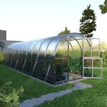Meistro kodas - certifi� serre klasika arch 3 x 8 m (24 m�), 6 mm avec rev�tement en polycarbonate