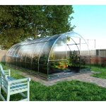 Meistro kodas - certifi� serre klasika tube 3 x 6 m (18 m�), 6 mm avec rev�tement en polycarbonate