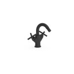 Mélangeur pour bidetrotule orientable avec volants noir mat - tres 28312001nm Mélangeur pour bidetrotule orientable avec volants noir mat - tres 28312001nm