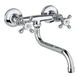 Paini france - m�langeur �vier mural tiffany chrome