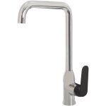 Mlangeur d'vier chrome et noir avec monocommande mod. dream