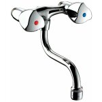 M�langeur �vier mural delabie 110 m15x21 chrom�