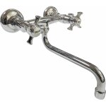 Cristina ondyna - m�langeur d'�vier mural chrom� mod�le chambord.