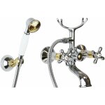 Paffoni - m�langeur externe de bain / douche couleur chrome dor� iris irv023co chrom� - or - iris