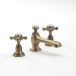 Hudson reed - mlangeur pour lavabo rtro 3 trous ? or bross ? commandes croisillons - elizabeth