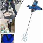 Dayplus - m�langeur de mortier � main 2600w, malaxeur �lectrique de b�ton r�glable � 6 vitesses, 0 - ...