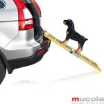 Rampe pour chien marches tlescopiques de 120 x 30 cm pour la voiture avec revtement antidrapant, pliables ...