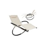 Rocking lounger chaise longue pliable chaise longue de jardin chaise longue relax chaise longue de plage ...