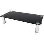 Melko - tv attachment black glass attachment 100 cm monitor extension screen stand glass attachment for ... Melko - tv attachment black glass attachment 100 cm monitor extension screen stand glass attachment for ...