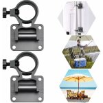 Memkey - 2 pcs support de parasol pour balcon porte - parapluie de bo�te de p�che en alliage d'aluminium ...