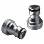 Memkey - 2 pi�ces connecteur de robinet en laiton jardin ?adaptateur robinet tuyau arrosage connecteur ...
