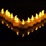 Lot de 36 led bougies cr2032 piles bougie chauffe - plat sans flamme claire vacillante100 + heures de ...