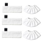 Lot de 6 chiffons de rechange en microfibre pour nettoyeur vapeur kärcher easyfix sc 2, sc 3, sc 4, sc ... Lot de 6 chiffons de rechange en microfibre pour nettoyeur vapeur kärcher easyfix sc 2, sc 3, sc 4, sc ...