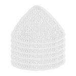 Lot de 6 lingettes microfibres lavables - chiffons de rechange pour balai vapeur, outil de nettoyage ...