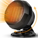 Memkey - chauffage d'appoint 1800w, ptc radiateur soufflant cramique, chauffage electrique, thermostat ...