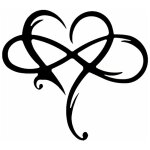 Osqi - coeur infini acier mural, décoration murale en métal, signe de coeur infini en métal, fer forgé ... Osqi - coeur infini acier mural, décoration murale en métal, signe de coeur infini en métal, fer forgé ...