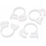 Memkey - collier de serrage tuyau pince clip serre joint 21. 5mm - 23. 5mm double cliquet fixation plastique ...