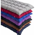 Coussin rectangulaire en coton pour banc de jardin 2 ou 3 places, 8 cm d'épaisseur, pour chaise longue, ... Coussin rectangulaire en coton pour banc de jardin 2 ou 3 places, 8 cm d'épaisseur, pour chaise longue, ...