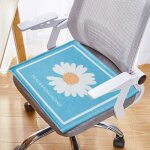 Coussin de sige en soie d' t, coussin de sige frais respirant au bureau 45x45cm / coussin de sige ...