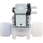 Electrovanne 12 v dc plastique 3 / 4 '' dn20 normalement ferme n / c commutateur de dbit entre eau ...