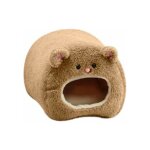 Hamac en peluche pour hamster warm warming soft bed pour rat rabbit, marron