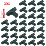 Memkey ? kit de fixation pour grillage ? 30 clips en t et vis � t�le ? r�sistant � la corrosion ? pour ...