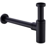 Memkey - laiton siphon de lavabo, universel syphon avec 200mm tube d'extension, 1 1 / 4 x 32mm r�glable ...