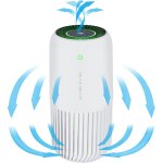 Memkey - purificateur d'air avec v�ritable filtre hepa avec lumi�re uv - c, mini purificateur d'air elimine ...