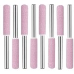 Memkey - t�te de polissage de meulage, 8 pcs meules pierres abrasives, meule sur tige, tige abrasive, ...