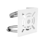 Universel montage sur poteau vertical pour la cam�ra de s�curit�, montage en m�tal solide avec 2 boucles, ...