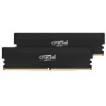 M�moire ram crucial ddr5 pro - �dition overclocking - kit 32 go (16 go x 2) - 6 000 mt / s - cl36 - noir ...