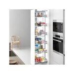 Colonne coulissante flat. devant 300 - 350mm. hauteur reglable 1200 / 1600mm. 4 corbeilles. - talla Colonne coulissante flat. devant 300 - 350mm. hauteur reglable 1200 / 1600mm. 4 corbeilles. - talla