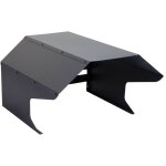 Garage pour tondeuse hwc - l43 - toit abri pour tondeuse - mtal 40x59x69cm - anthracite