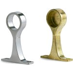 Support lat�ral plafond 20m laiton - support de fixation plafond central ou lat�ral dor� pour barres ...