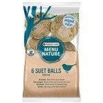 Menu oiseaux du ciel nature boule de graisse 90 g x 6 avec filet - versele laga