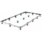 Le sanitaire - mepa cadre de montage sf rectangulaire xl 70 / 100 x 70 / 180 cm baignoire acier