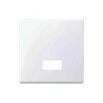 433819 system m interrupteur � bascule avec fen�tre rectangulaire blanc polaire - merten